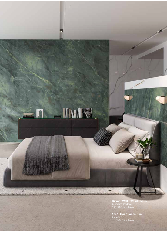 120x280 serisinden QUARTIZE J'ADORE yüzey seçeneği